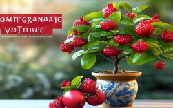 花石榴盆栽图片，花石榴盆栽图片大全