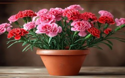 康乃馨养殖花盆，康乃馨养殖花盆图片