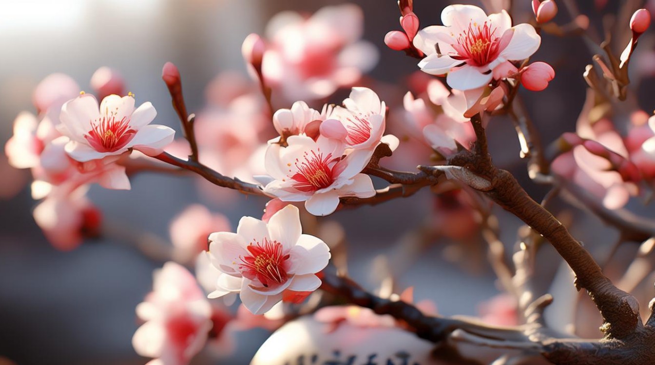 梅花盆栽的最佳时间是什么时候？-图1