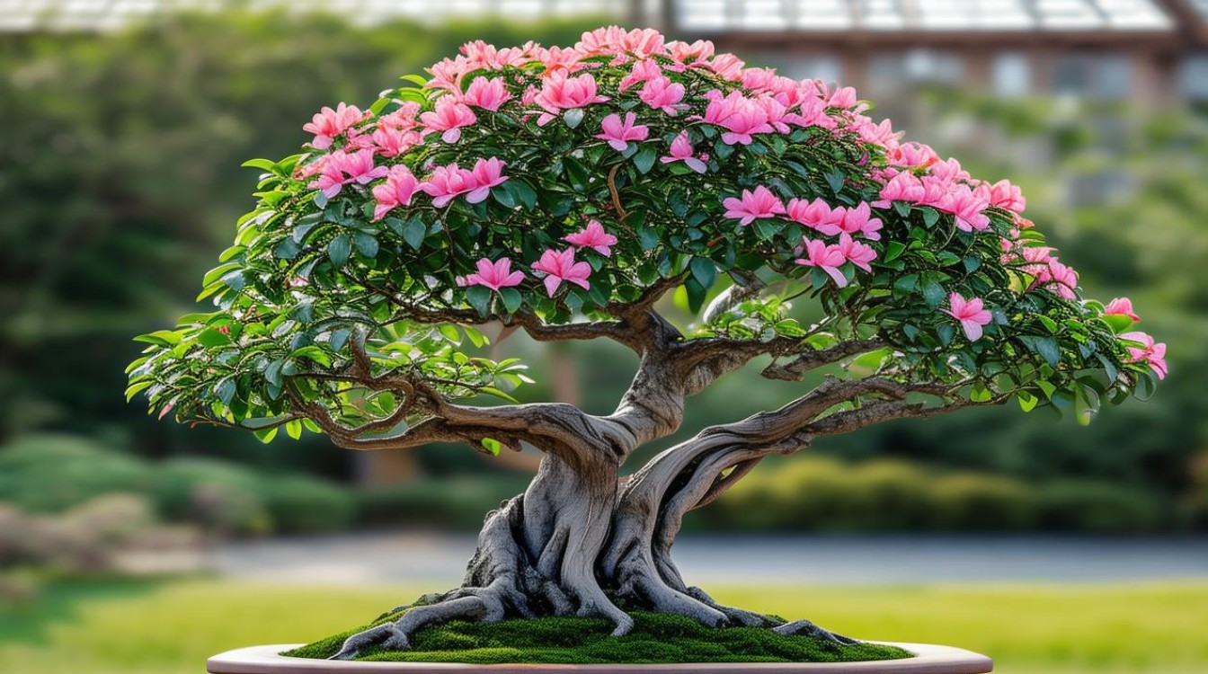 如何种植与养护大型杜鹃造型盆栽？-图1