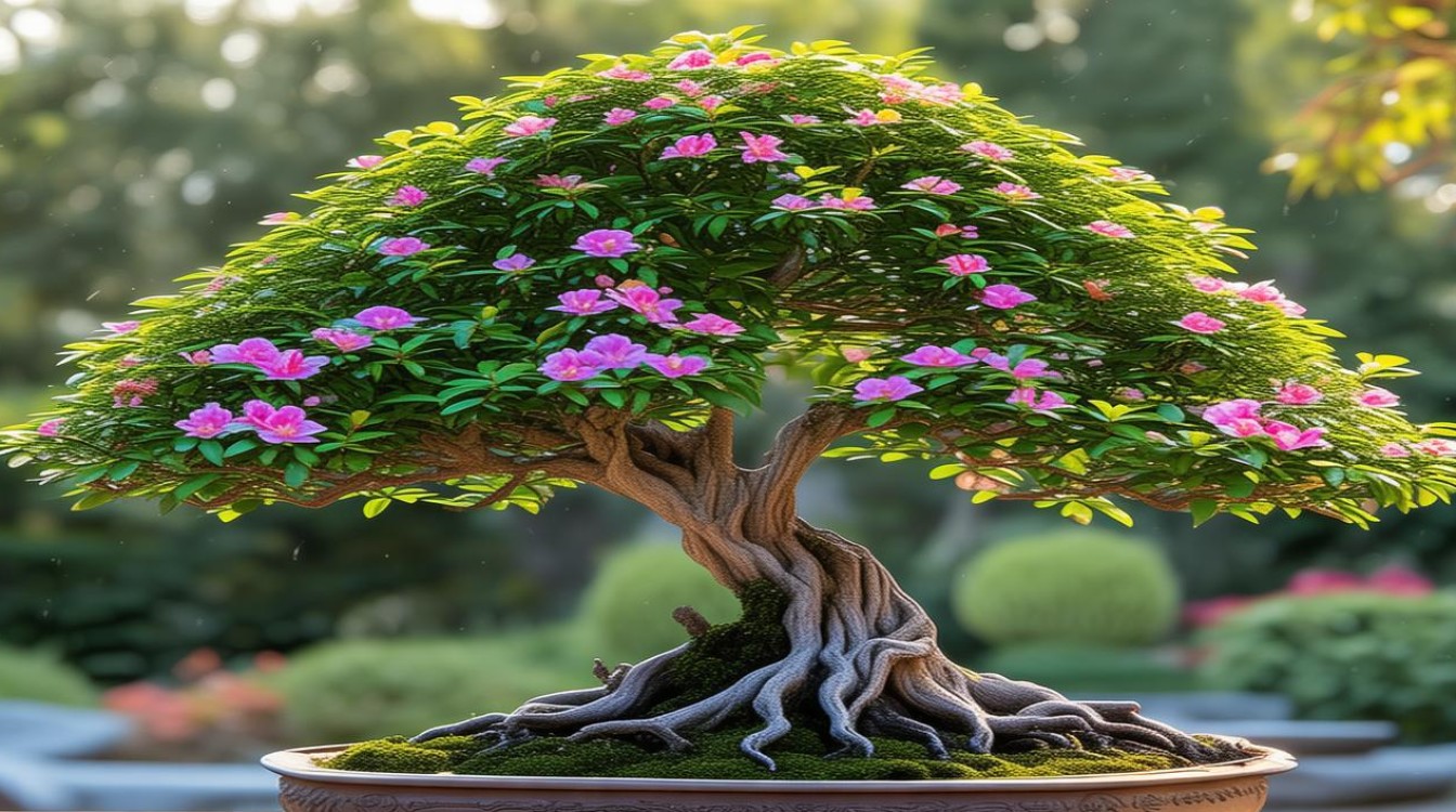 如何种植与养护大型杜鹃造型盆栽？-图2