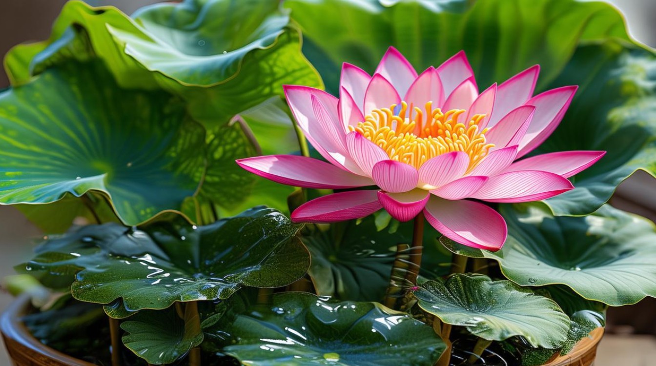 盆栽荷花不开花怎么办？-图4