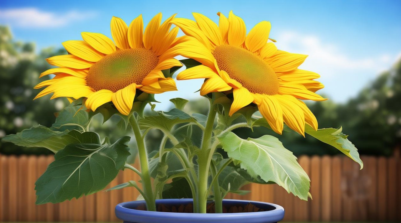 向日葵盆栽一年能开几季花？-图1