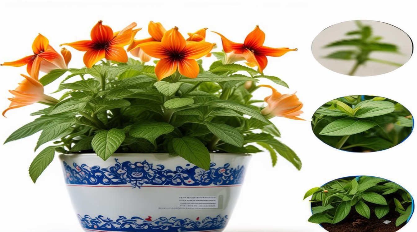 如何种植和养护盆栽蔓性风铃花？-图2