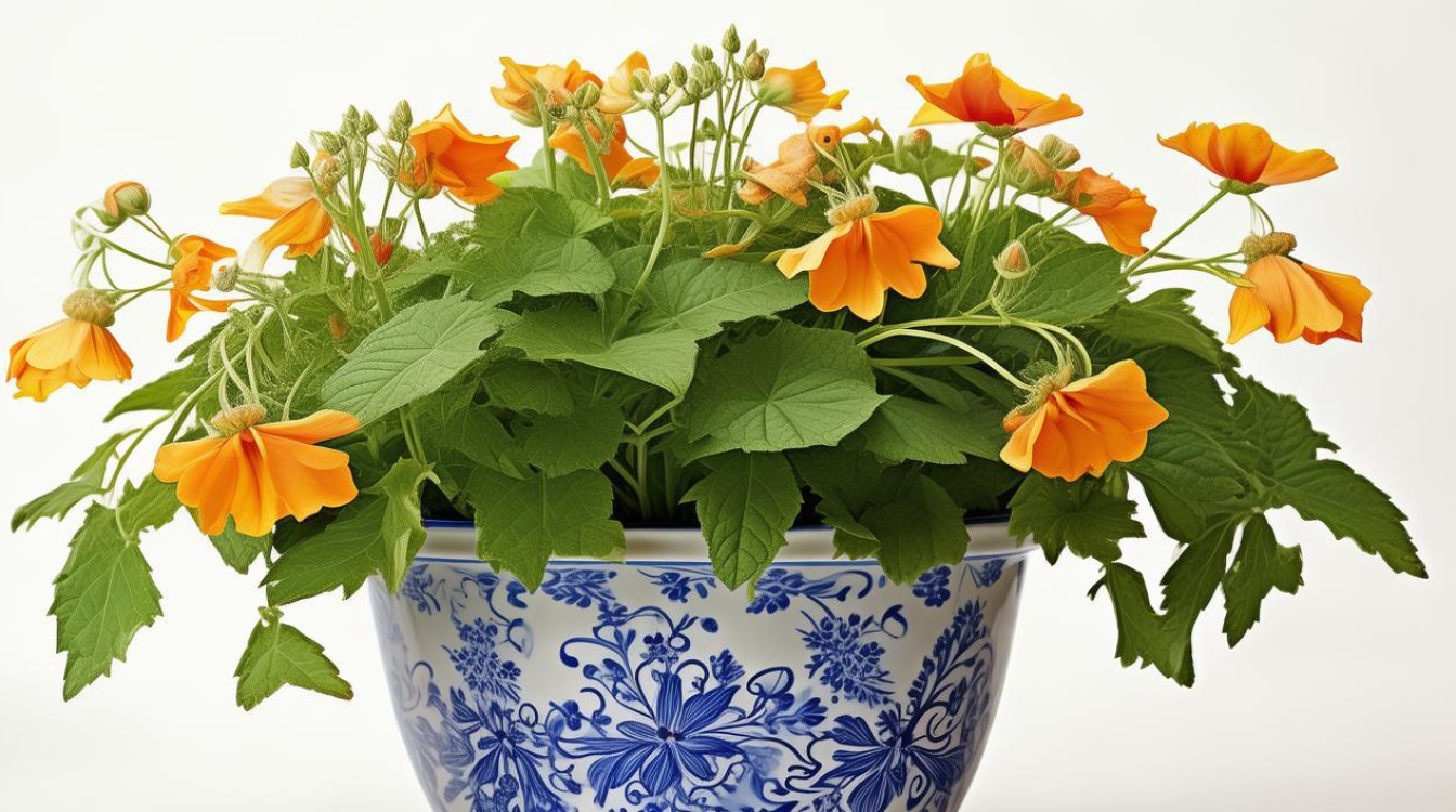 如何种植和养护盆栽蔓性风铃花？-图3