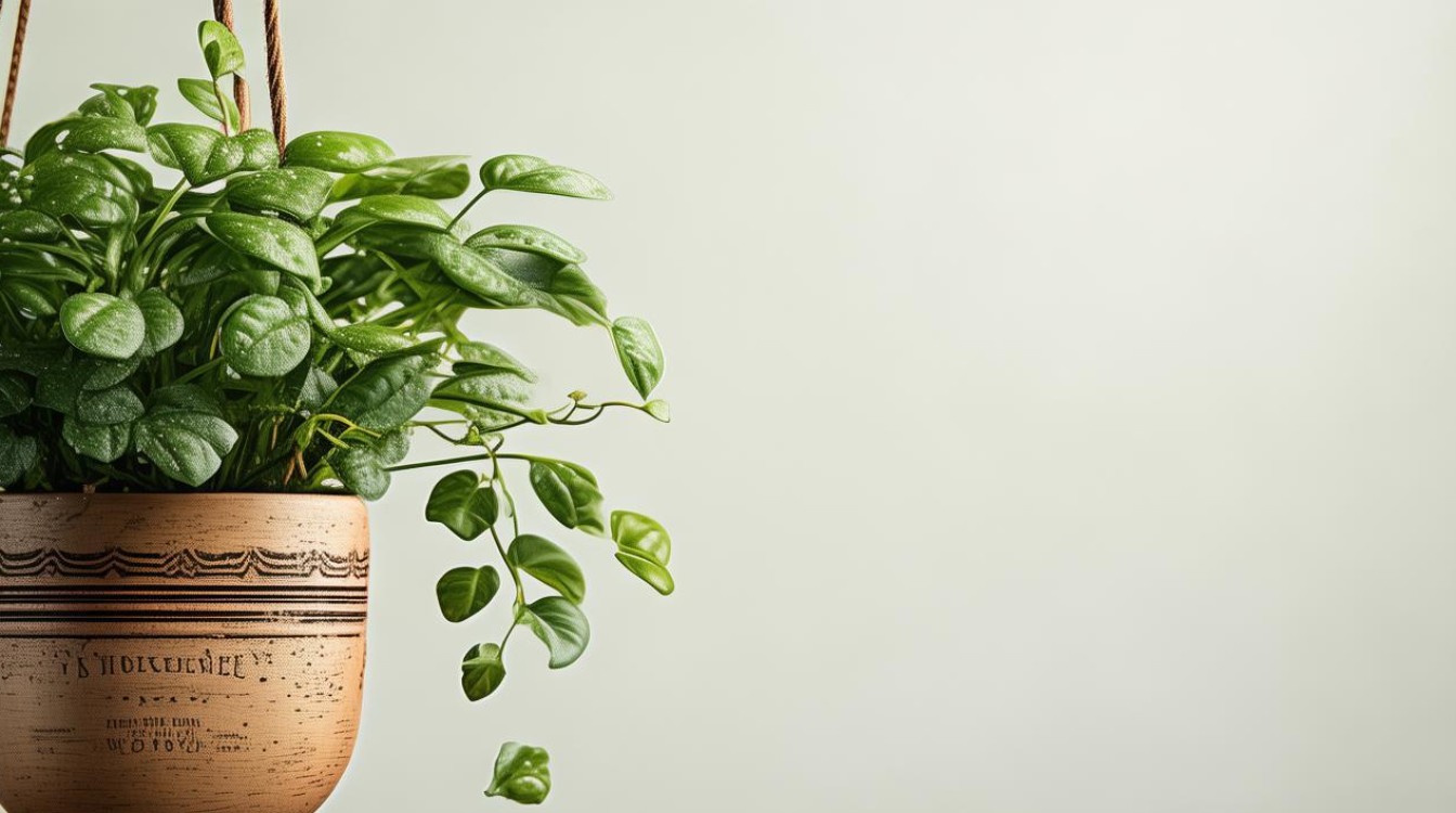 悬挂式植物盆栽，悬挂式植物盆栽图片-图1