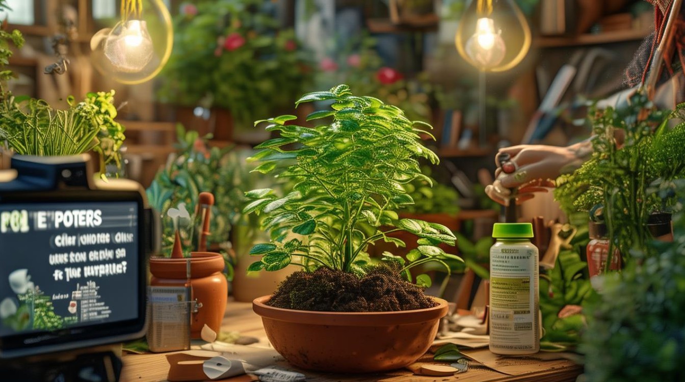 盆栽花能用农用肥吗，盆栽花能用农用肥吗视频-图1