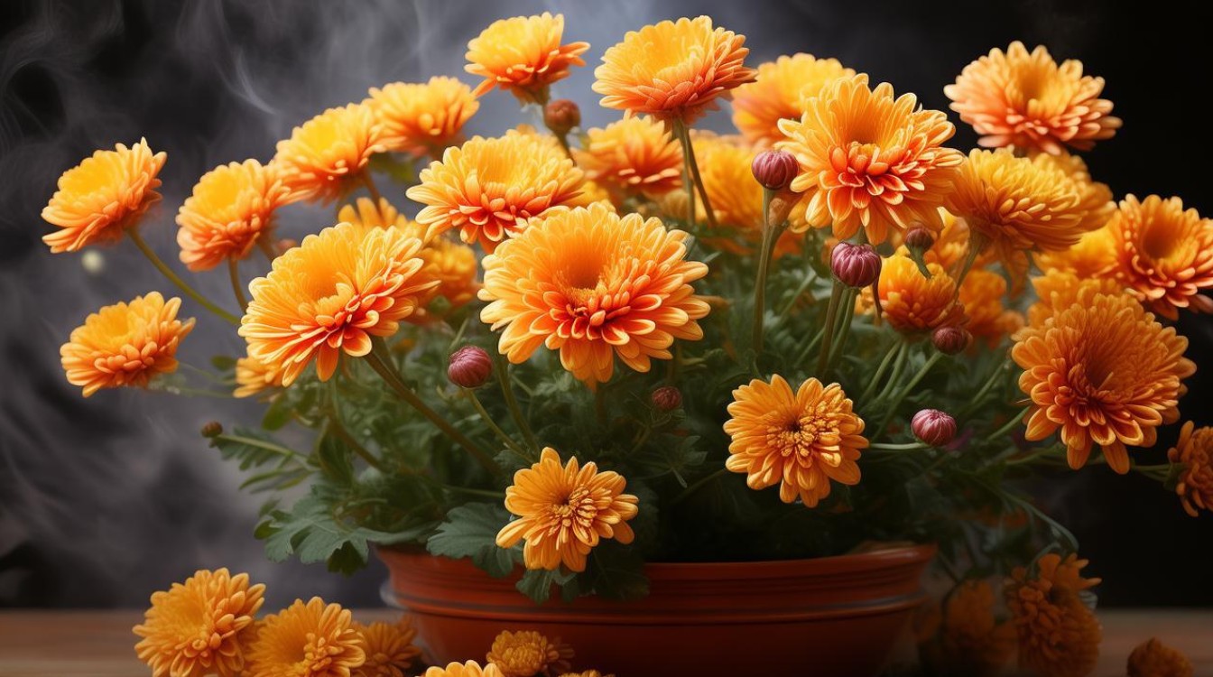 盆栽菊花的香味，盆栽菊花的香味怎么形容-图1