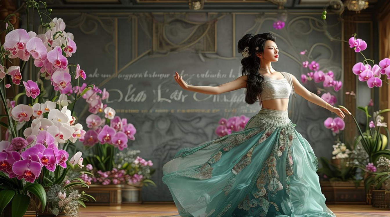养殖舞女郎的方法舞女兰，舞女兰花语-图1
