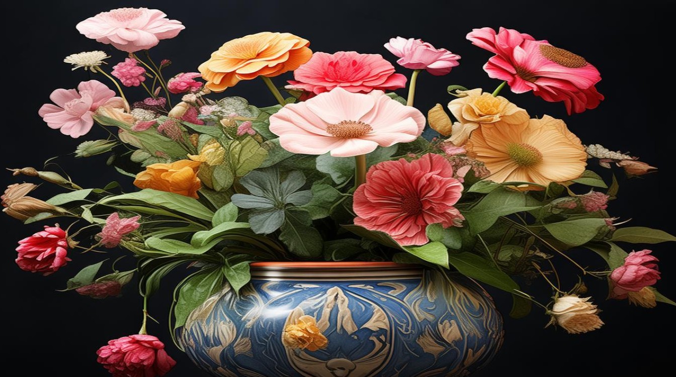 精美花卉盆栽，精美花卉盆栽图片-图1