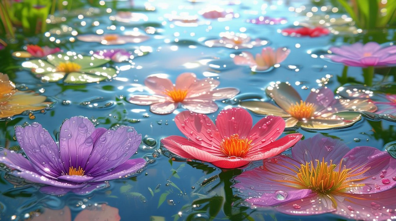 水上养殖花，水上养的花-图1