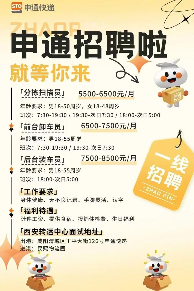 哈尔滨申通快递招啥岗?薪资待遇咋样?