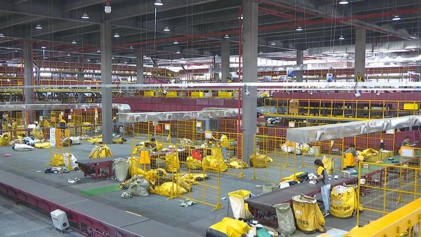 邓州韵达快递分拣中心现状如何?