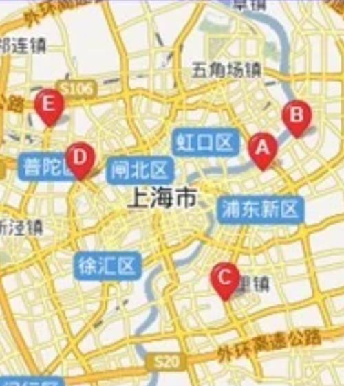 浦东申通快递网点分布